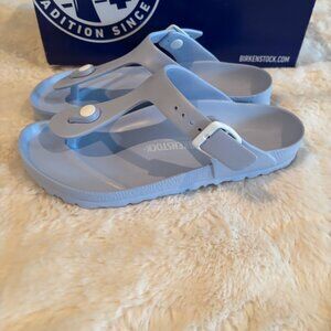 Birkenstock Gizeh EVA Soft Blue Sandals Size 6 Size US5 Eu36 NIB